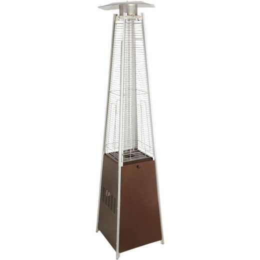 Remington 46,000 BTU Bronze Steel Pyramid Outdoor Patio Heater